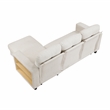 Lexicon Robinson Boucle Sectional with Reversible Chaise & Pull-out Bed in Beige