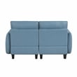 Lexicon Garren Textured Love Seat in Blue