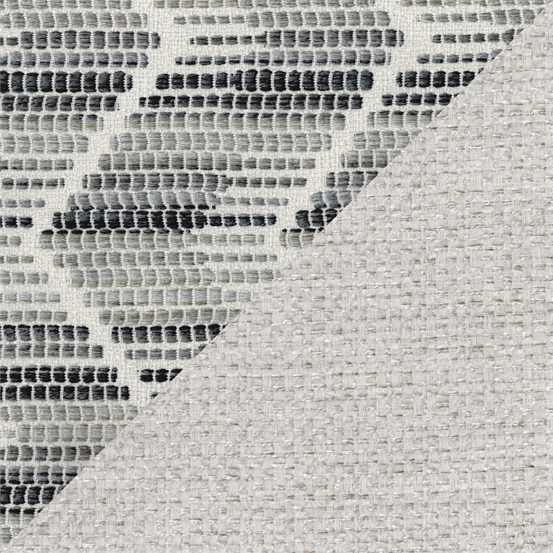 Lexicon Broadway Chenille Love Seat in Silver Cloud