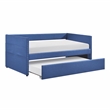 Lexicon Boynton Textured Fabric Daybed in Blue