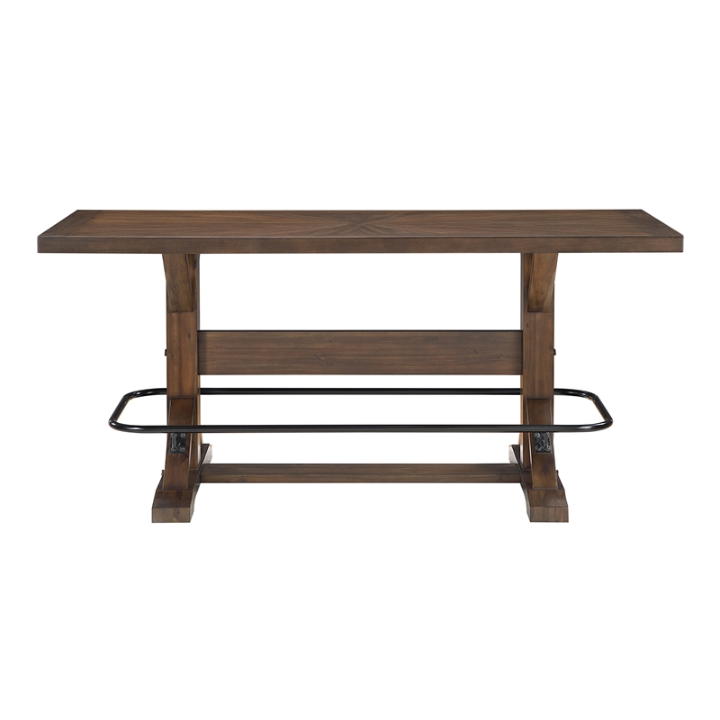 Lexicon Oliver Acacia Wood 5-Piece Dining Set in Brown