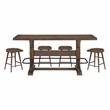 Lexicon Oliver Acacia Wood 5-Piece Dining Set in Brown
