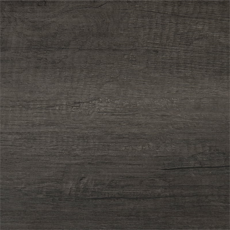 Lexicon Lenior Asian Hardwood CK Platform Bed with Footboard Storage in Gray