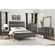 Lexicon Urbanite Asian Hardwood Full bed in 3 Tone Gray