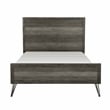 Lexicon Urbanite Asian Hardwood Full bed in 3 Tone Gray