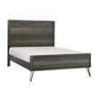 Lexicon Urbanite Asian Hardwood Full bed in 3 Tone Gray