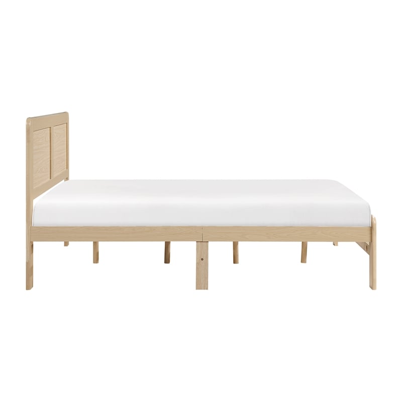 Lexicon Carter Asian Hardwood Queen Platform Bed in Natural