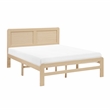 Lexicon Carter Asian Hardwood Queen Platform Bed in Natural