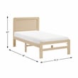 Lexicon Carter Asian Hardwood Twin Platform Bed in Natural