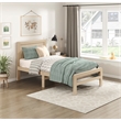 Lexicon Carter Asian Hardwood Twin Platform Bed in Natural