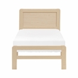 Lexicon Carter Asian Hardwood Twin Platform Bed in Natural
