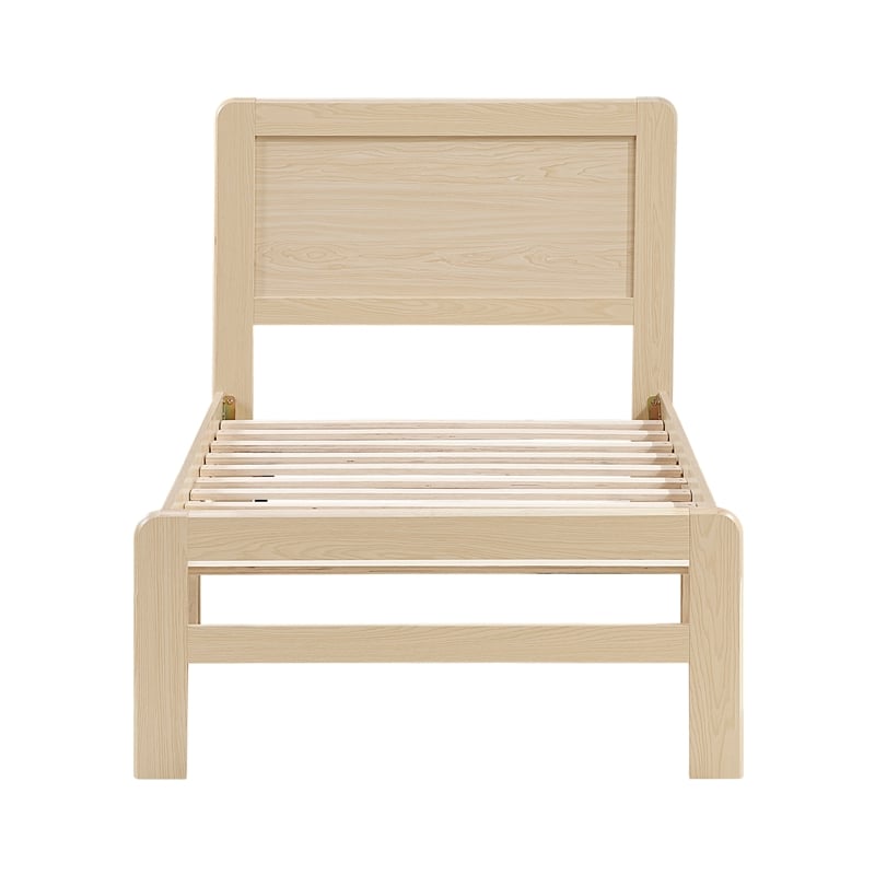 Lexicon Carter Asian Hardwood Twin Platform Bed in Natural
