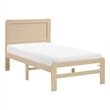 Lexicon Carter Asian Hardwood Twin Platform Bed in Natural