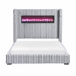 Lexicon Fitzroy Corduroy Queen Bed in Gray