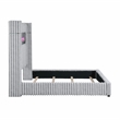 Lexicon Fitzroy Corduroy Queen Bed in Gray