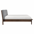 Lexicon Astrid Asian Hardwood Eastern King Platform Bed in Walnut