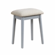Lexicon Camilla Acacia Vanity Dresser with Mirror and Stool in Gray