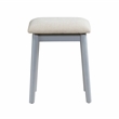 Lexicon Camilla Acacia Vanity Dresser with Mirror and Stool in Gray