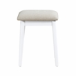 Lexicon Camilla Acacia Vanity Dresser with Mirror and Stool in White