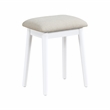 Lexicon Camilla Acacia Vanity Dresser with Mirror and Stool in White
