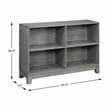 Lexicon Garretson Acacia Bookcase in Gray