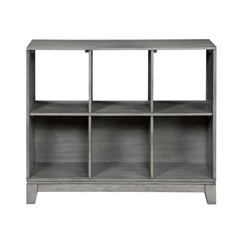 Lexicon Garretson Acacia Bookcase in Gray