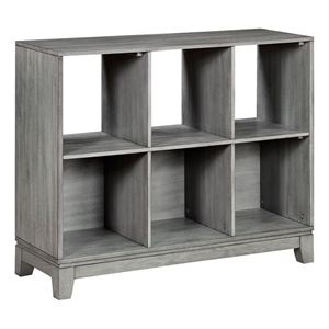Lexicon Garretson Acacia Bookcase in Gray