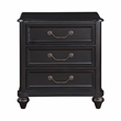 Lexicon Herman Poplar Nightstand in Charcoal Brown