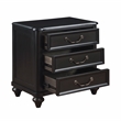 Lexicon Herman Poplar Nightstand in Charcoal Brown