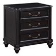 Lexicon Herman Poplar Nightstand in Charcoal Brown
