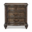 Lexicon Heath Court Asian Hardwood Nightstand in Brown Oak