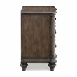 Lexicon Heath Court Asian Hardwood Nightstand in Brown Oak