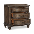 Lexicon Heath Court Asian Hardwood Nightstand in Brown Oak
