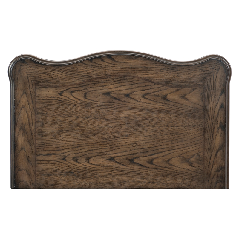 Lexicon Heath Court Asian Hardwood Nightstand in Brown Oak