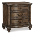 Lexicon Heath Court Asian Hardwood Nightstand in Brown Oak