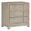 Lexicon Mckewen Asian Hardwood Nightstand in Light Gray