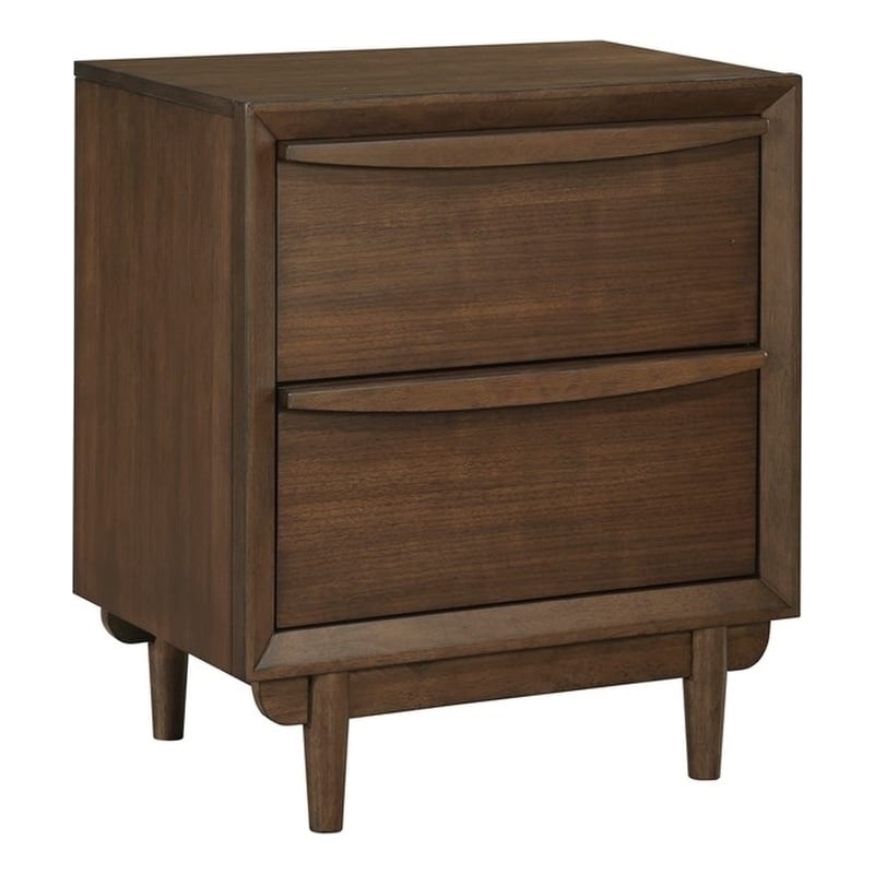 Lexicon Astrid Asian Hardwood Night Stand in Walnut