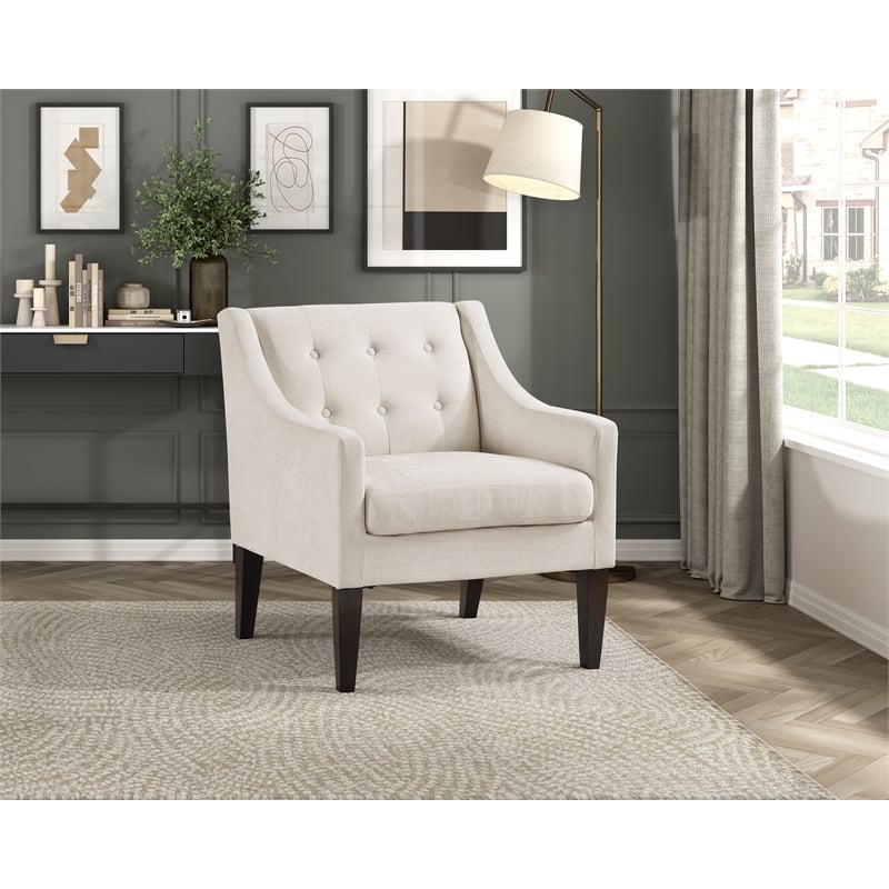 Lexicon Knox Textured Accent Chair in Beige