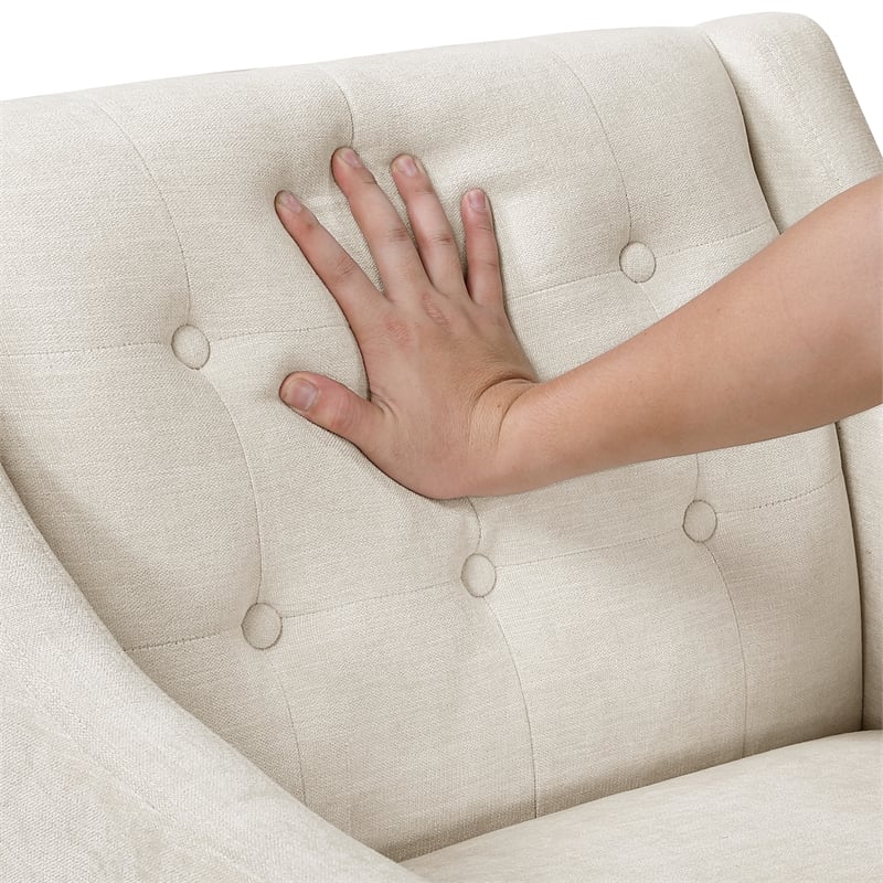 Lexicon Knox Textured Accent Chair in Beige