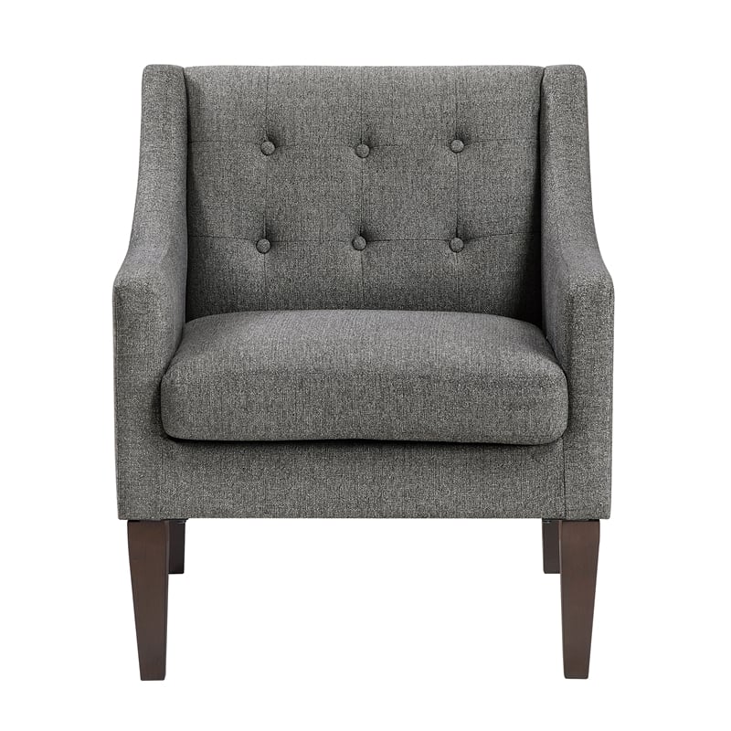 Lexicon Knox Textured Accent Chair in Dark Gray