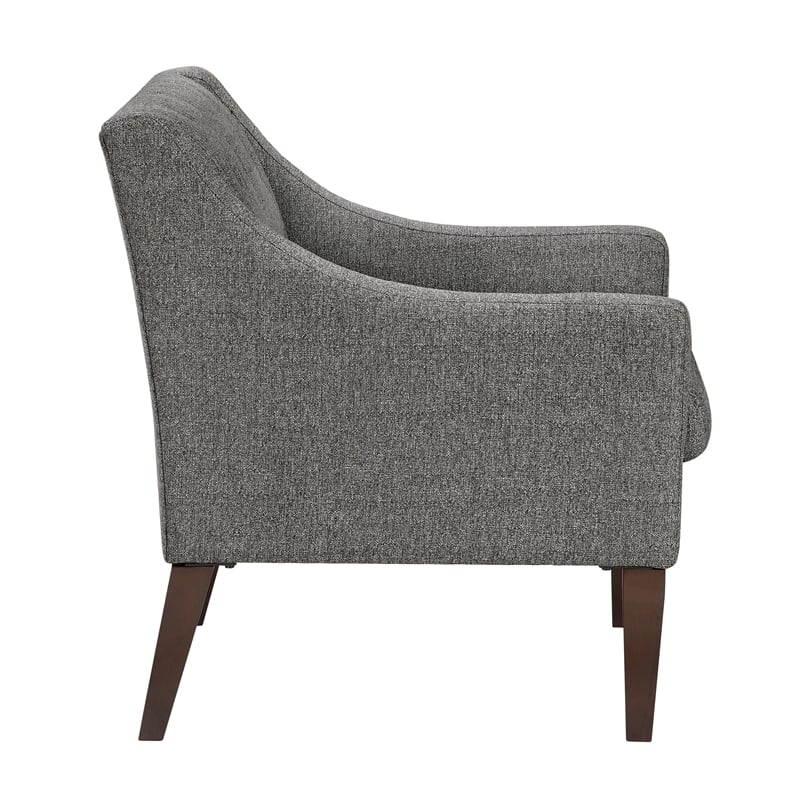 Lexicon Knox Textured Accent Chair in Dark Gray