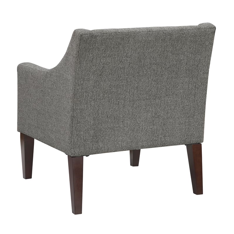Lexicon Knox Textured Accent Chair in Dark Gray