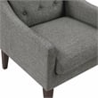 Lexicon Knox Textured Accent Chair in Dark Gray