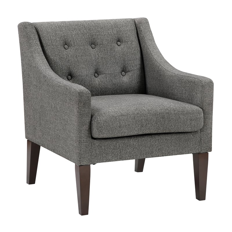 Lexicon Knox Textured Accent Chair in Dark Gray