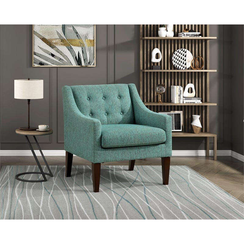 Lexicon Knox Textured Accent Chair in Green