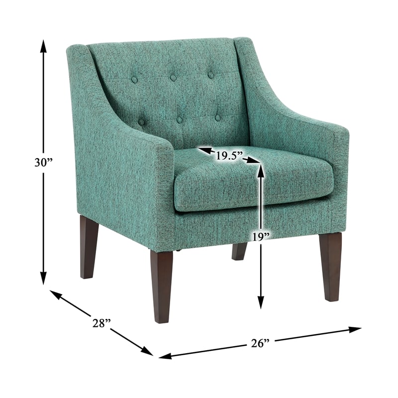 Lexicon Knox Textured Accent Chair in Green