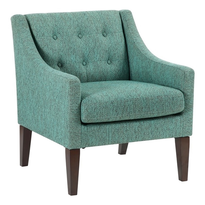 Lexicon Knox Textured Accent Chair in Green