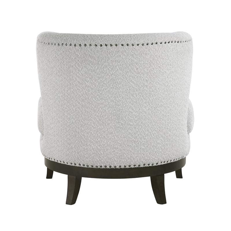 Lexicon Halden Boucle Accent Chair in Gray
