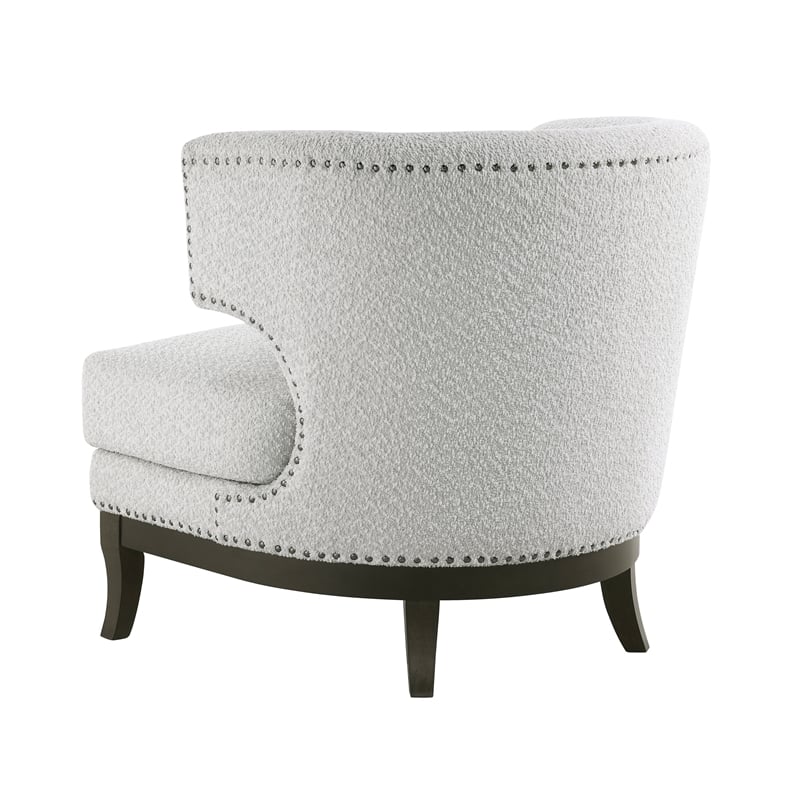 Lexicon Halden Boucle Accent Chair in Gray