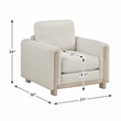 Lexicon Echo Textured Chair in Beige